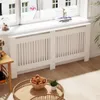 WISFOR Osłona grzejnika MDF, pionowy wzór w paski, osłona Podgląd zdjęcia produktu 3