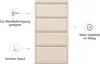 Alveon Schuhkipper Metall 4 Klappen schmal 51 x 15 x 141 cm Produktbild-Vorschau 4