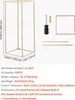 Blumenständer Set - Rechteckige Metall-Dekosäule - Set 10 Produktbild-Vorschau 7
