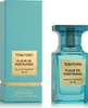 A bottle of Tom Ford Fleur de Portofino Eau de Parfum and its packaging are displayed against a white background. Voir les images du produit