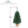 Künstlicher Weihnachtsbaum 90cm 100 Zweige, Basis aus Produktbild-Vorschau 4