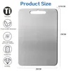 Dubbelzijdige Titanium Snijplank 29x20 cm voor Keuken Productafbeelding-voorbeeld 2