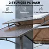 Outsunny Grillpavillon mit Flammschutzdach 2,5 x 1,5m Produktbild-Vorschau 4