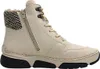 A single beige high-top sneaker boot is shown against a white background. Anteprima dell’immagine prodotto