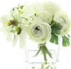 Set de décoration "White" Vase avec bouquet de fleurs, vase Voir les images du produit 4