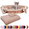 Katzendecke - Tierdecke, Maße: 90x140 cm, Farbe: Beige Produktbild-Vorschau 2