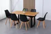 7 TLG. Essgruppe Josy | Esstisch mit 6 Stühlen | 160x85 cm Produktbild-Vorschau 1