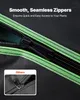 A close-up view of a zipper on a grow tent, highlighting its smooth and seamless operation. Produktbild-Vorschau