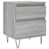 vidaXL Noční stolky 2 ks. Grey Sonoma 40x35x50 cm odvozený Náhled obrázku produktu 3