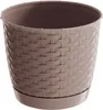 doniczka 25cm RATOLLA ROUND DRLO250-7529U mocca plastik Podgląd zdjęcia produktu 1