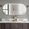 Vrygle Specchio da parete senza cornice, ovale 120×60 cm: Anteprima dell’immagine prodotto 1