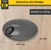 Karl Krüger SPO Spritzschutzdeckel Tokio schwarz, 31 cm Produktbild-Vorschau 5