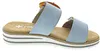 Rieker Mules - Sky Blue Faux Leather Veľkosť: 38 Regular Náhľad obrázku produktu 89