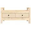 Flurbank 80x40x43 cm Massivholz Kiefer Produktbild-Vorschau 4