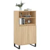 Highboard Sonoma-Eiche 60x36x110 cm Holzwerkstoff Produktbild-Vorschau 3