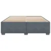 The Living Store Bettgestell Dunkelgrau 200x200 cm Samt Produktbild-Vorschau 5