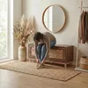 Ławka HWC-P54, ławka do przedpokoju, półka na buty, MDF Podgląd zdjęcia produktu 9