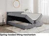 MEBLINI Boxspringbett mit Bettkasten - Gepolstert Produktbild-Vorschau 4