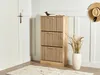 BELIANI Schuhschrank Hellbraun Holz u. MDF-Platte Holzoptik Produktbild-Vorschau 2