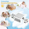Stół dziecięcy COSTWAY z 2 krzesełkami, zestaw mebli dla Podgląd zdjęcia produktu 4