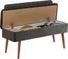 A storage bench with its lid open, revealing items inside. Anteprima dell’immagine prodotto