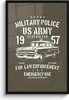 MuchoWow® MuchoWow® Gerahmtes Poster Mancave - Polizei - Produktbild-Vorschau 1