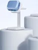 A blue and white charging stand for AirPods Pro is displayed on a white pedestal. Anteprima dell’immagine prodotto
