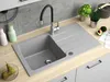 Granitový drez – drez – kuchynský drez – betón – 76 x 43 cm Náhľad obrázku produktu 2