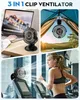 COZII Mini Ventilator, USB Ventilator Leise Clip Ventilator Produktbild-Vorschau 3