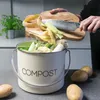 Navaris Komposteimer Mülleimer Abfalleimer für Biomüll - 5l Produktbild-Vorschau 2