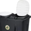 Duo Abfalleimer Mülleimer Mülltonne Mülltrenner Deckel 2x Produktbild-Vorschau 3