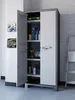Armadio Keter con ripiani Titan nero e grigio 182 cm Anteprima dell’immagine prodotto 2
