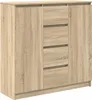 vidaXL Příborník se zásuvkami dub Sonoma 100,5x35x98,5 cm Náhled obrázku produktu 2