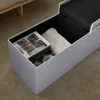 Theo&Cleo Faltbare Sitzbank Sitztruhe 120 L Halbdeckel Produktbild-Vorschau 3