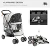 PawHut Hundetrolley, faltbarer Hundebuggy, Hundewagen mit Produktbild-Vorschau 5