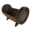 Holz Pflanzfass groß 60x34x54 cm Blumenkasten Pflanzkasten Produktbild-Vorschau 1