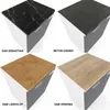 A collage of four different kitchen cabinet modules, each with a different countertop finish. Náhled obrázku produktu