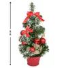 Arbre décoré rouge - 35 cm Voir les images du produit 2