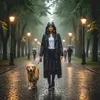 Regenponcho Damen Herren, Regenmantel Wasserdicht aus EVA, Produktbild-Vorschau 12