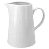 Milchkanne 1 L Porzellan weiß 19 x 9,5cm Getränke servieren Produktbild-Vorschau 1