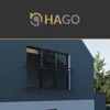 HAGO24 Französischer Balkon Fenstergitter Geländer Stahl Produktbild-Vorschau 9