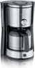 A close-up shot of a coffee maker with a silver and black finish. Anteprima dell’immagine prodotto
