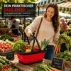 Einkaufskorb 2er Set Faltkorb Wäschekorb Korb Faltbar 17L Produktbild-Vorschau 8