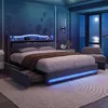 INONEFT Stauraumbett 140x200cm, Bett mit Stauraum, 4 Produktbild-Vorschau 1