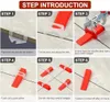 Fliesen Nivelliersystem Set, 1 Fliesen Nivellierzange + 100 Produktbild-Vorschau 4