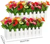 Künstliche Blumen im Topf,  2Stk Deko Blumen Künstlich mit Produktbild-Vorschau 2