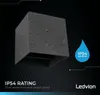 Graue LED-Wandleuchten - Quadratisch - Bridgelux - IP65 - Produktbild-Vorschau 21