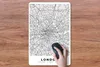 MuchoWow® Mauspad Mousepad London - Stadtplan - Schwarz und Produktbild-Vorschau 3