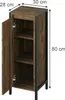 Střední skříňka Vicco Naola Dub/černá 30 x 80 cm se 3 Náhled obrázku produktu 2
