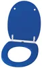 SANILO® WC-bril met zachte sluiting en snelsluiting, blauw. Productafbeelding-voorbeeld 3